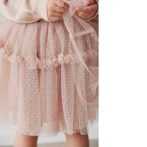Jamie Kay Margot Tulle Tutu Skirt Dusky Rose 6-12M - Picture 3 of 10